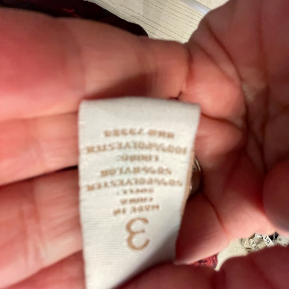 Chico’s Wine Metallic NEW Blazer Sz 16 - Picture 9 of 10